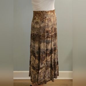 Chico's Skirt in Size 1. Animal Print